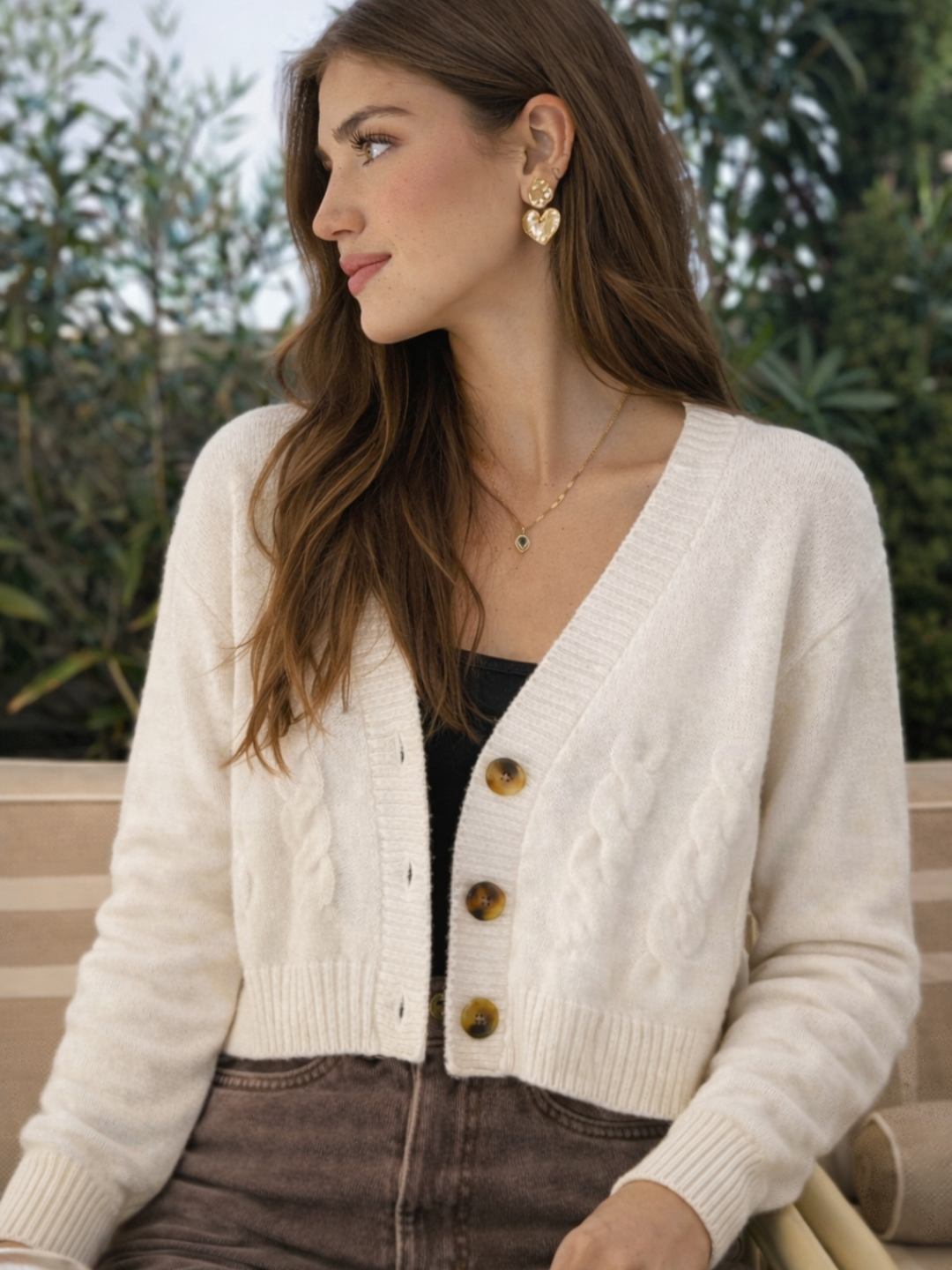 Cardigan Feminino Tricot Alicia