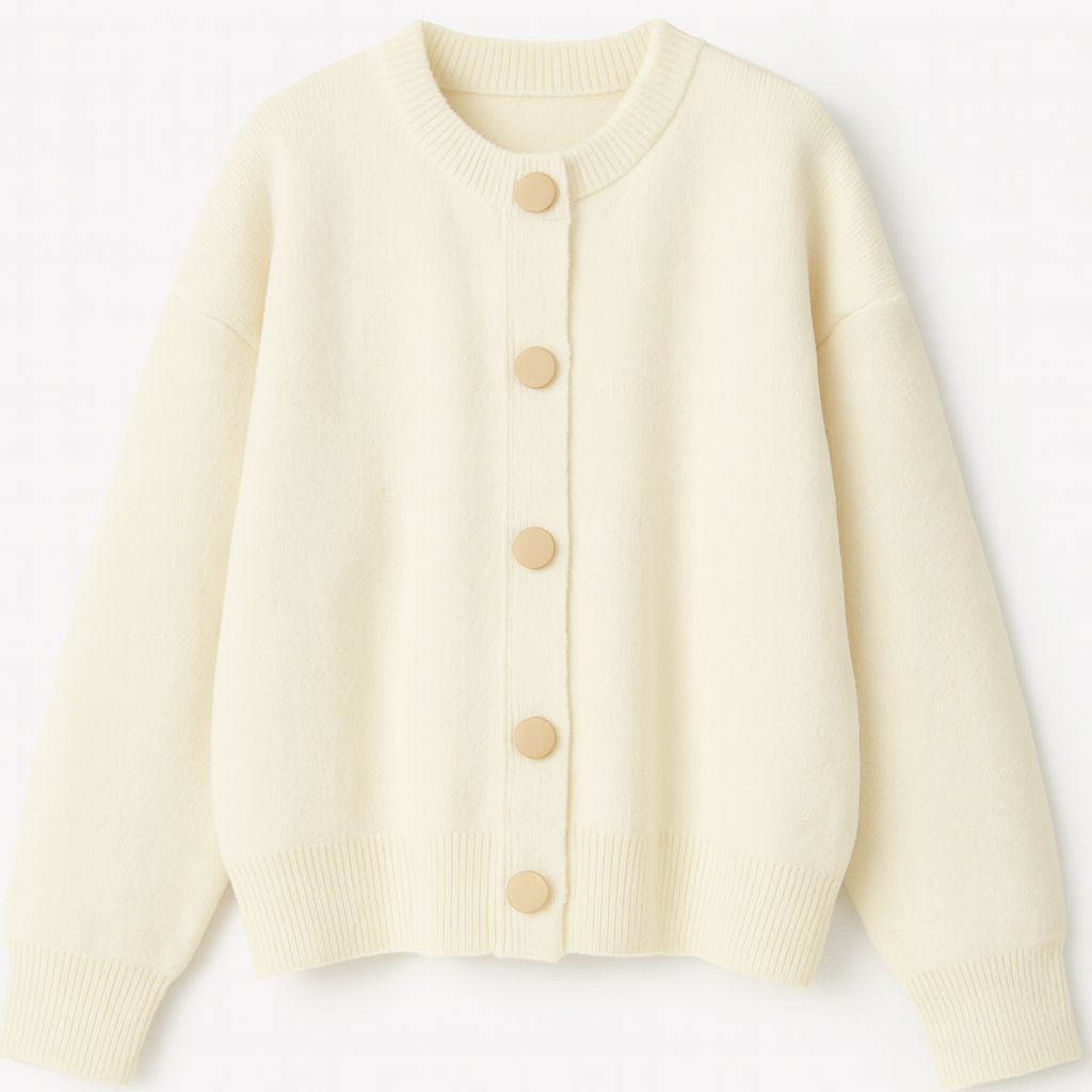 Cardigan de Malha Luna