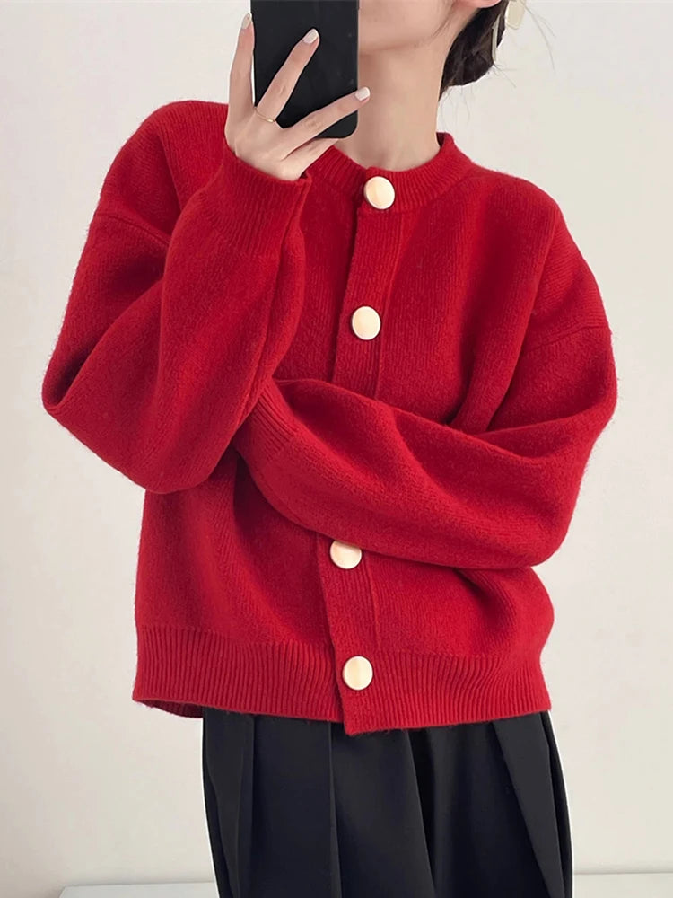 Cardigan de Malha Luna