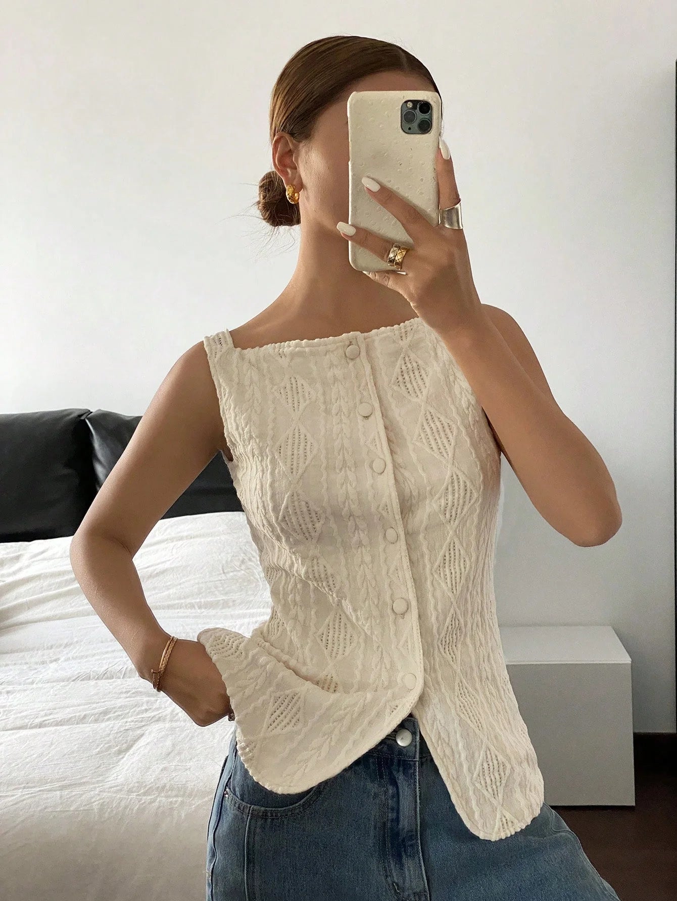 Blusa Off White Belle