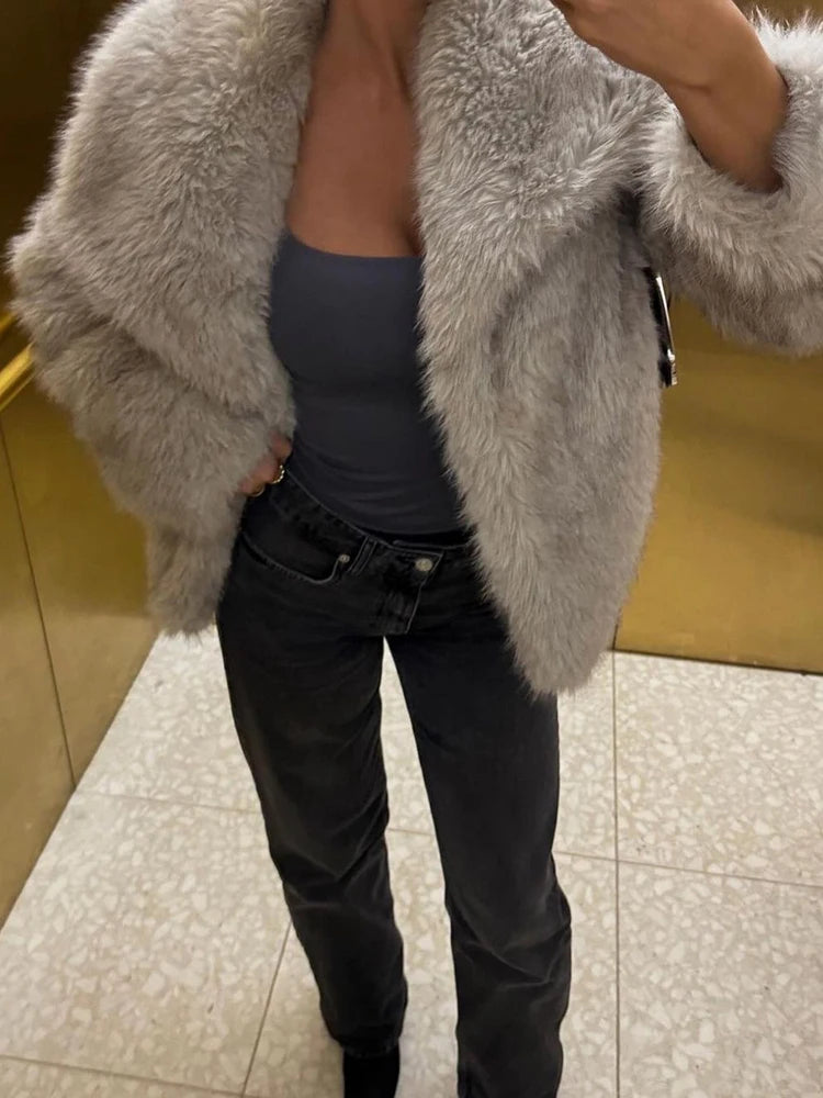 Casaco Apeluciado Lana